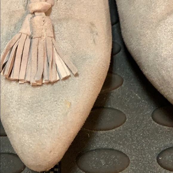 J.Crew Gray suede Flats with tassels - Picture 4 of 6